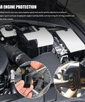 Car engine with Idle Speed Control Valve IAC Sensor Replacement For King Kong Idle Motor 90380 10526 installed, close-up view