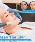 Facial treatment with 3pc Vacuum Glass Tube Kit for Face Suction Blackhead Removal and Pore Vacuum Cleaner Deep Clean Tool Set