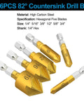 All In One Pro Grade Woodworking Drill Bit Set With Countersink Bits Step Drill Bits Plug Cutters 28 Pcs GMTOOLS
