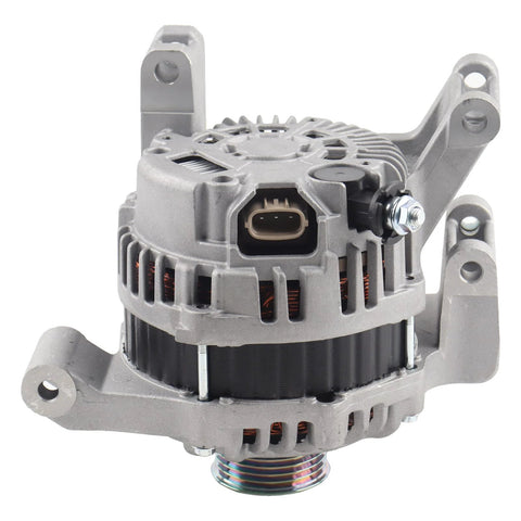 Alternator For 2010-2013 Mazda 3 2.0L 12V 100Amp Replacement Direct Fit OE Style With Top Notch Bearings For Reduced Friction Vibration And Noise