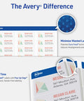 Dead On Printing Results With These Premium Printable Address Labels 1 By 2 5/8 Inches Matte Clear 300 Count Featuring Sure Feed Technology And No Sweat Easy Peel For Flawless Mail Prep Everyday, showing printed labels with address.