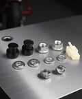 Front Hub Lock Nut Set For E Bike Motors 12mm Shaft Includes Lock Nut Lock Washer And Nut Cover Durable Steel Kit