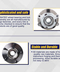 Front Wheel Bearing And Hub Assembly 513294 For Nissan Altima 2007 2008 2009 2010 2011 2012 2.5L Four Wheel ABS 29 Spline