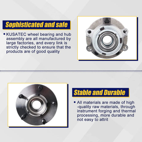 Front Wheel Bearing And Hub Assembly 513294 For Nissan Altima 2007 2008 2009 2010 2011 2012 2.5L Four Wheel ABS 29 Spline