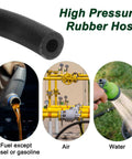 Beefy NBR Fuel Line Hose With 6Mm ID And 12Mm OD 4.9 Ft High Pressure Heat Resistant Gas And Oil Line for various uses
