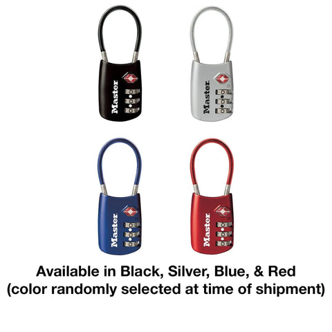 Set Your Own 3 Digit TSA Approved Luggage Lock With Metal Body Built To Last For Travel Locks Up Your Gear assorted colors