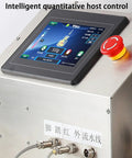 Heavy Duty Automatic Filling Machine For Viscous Liquids And Creamy Sauces Precision Paste Bottle Packager display with touchscreen controls