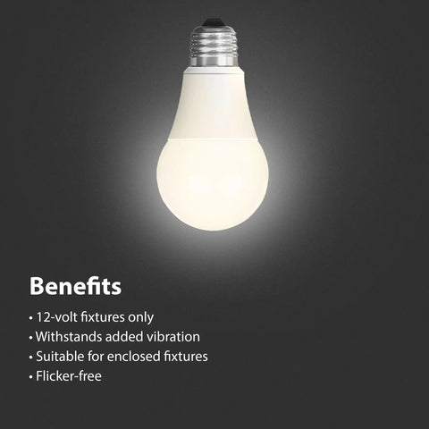 A19 LED Light Bulb 100W Equivalent Dimmable 3000K Bright White 1600 Lumens 22 Year Lifetime E26 Base CRI 90 UL Listed Damp Rated 2 Pack Great For Living Room Kitchen And Office