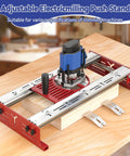 DIY Woodworking Board Flattening Jig For Router Sled, 24 Inch Panel Milling Machine with height adjustable router slide on wood slab
