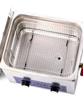 Heavy Duty 10L Stainless Steel Ultrasonic Cleaner With Heater And Timer, Commercial Grade 40Khz Electric Ultrasound Washing Tank Top View