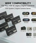 32GB Pro Duo Memory Stick Mark 2 For PSP 1000 2000 3000 And Digital Cameras High Speed Storage Card with compatible devices shown