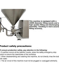 Pro Grade 110V Rotary Pump Filler For Thick Pastes And Runny Liquids With Durable Steel Housing and 20MM Nozzle for accurate filling.