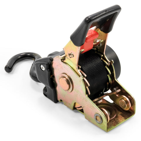 Beefed Up Retractable Transom Tie Down Strap For Boats Bolt On Design One Inch Wide By Five And A Half Feet Long