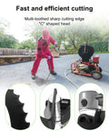 Beefy 2 Inch Spiral Drain Cutter Knocks Out Stubborn Clogs On K50 K400 K3800 Sectional Machines with C-shaped head cutting.