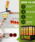 Tough As Nails Mouse Proof Expanding Foam Sealant, Pro Grade Rodent Blocker Spray For Wall Gaps And Cracks, application process with spray can.