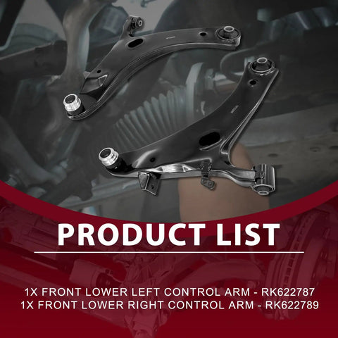 Check Out This Solid Frenzybro 4pcs Front Control Arms Kit with Ball Joints for Subaru Forester Years 2009 Through 2013 To Fix Your Alignment And Get Rid Of Bad Noises. front lower left and right control arms kit