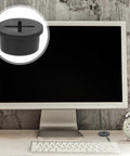 12Pcs Rubber Grommet Kit With 20Mm Openings For Desk Cable Management Black Wire Hole Covers To Keep Cables Organized And No Mess Easy Install Durable Office Grommets For Home Or Workspaces on desk monitor cable hole