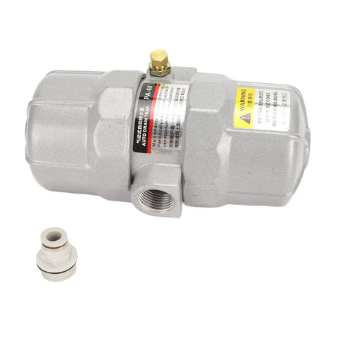 Automatic Drain Valve For Pneumatic Systems With Built Tough Aluminum Alloy Body And Adjustable Drain Frequency 0 To 16 Bar