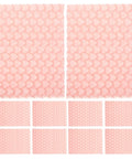 Pink Heart Shaped Bubble Mailers Pack For Jewelry And Delicate Items With Shockproof Plastic Bags displaying pink heart pattern