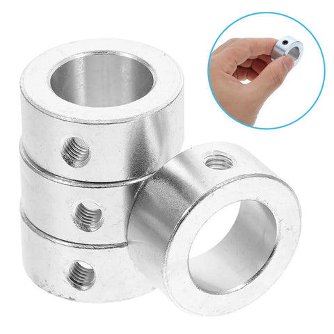 Heavy Duty Galvanized Steel Screw Lock Collar Locking Ring With Wrench Kit For Drive Shafts Automotive Parts Installation, silver clamp ring