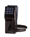 Badass Heavy Duty Pushbutton Cylindrical Door Lock with keypad, zinc alloy frame for secure access outdoors.