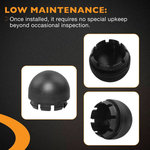 Close-up views of Marine Propeller Lock Set Featuring Three Quarter Inch 16 Thread Locking Nut With Free Spinning Collar For Mercury MerCruiser And OMC parts.
