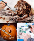 28 Piece Wood Burning Kit with Dope Pro Grade Tips for Pyrography, Embossing, Soldering on wood, pumpkin, circuit board