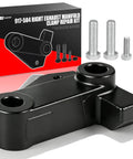 Upgraded Passenger Side Exhaust Manifold Clamp Repair Kit For 1997 Through 2016 Ford F150 F250 E150 E350 Truck And Lincoln Navigator detailed image with bracket and hardware.