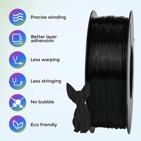 Premium Black Tpu Filament 1.75Mm 95A Soft Flexible 3D Printer Spool 1Kg High Precision Fit Most Fdm Machines Built Dope And Bendy For Custom Grips And Phone Cases Straight Fire Quality