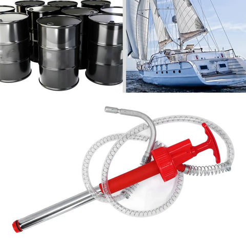 Luocute Portable Manual Oil Transfer Pump For 20L Drums Efficient Fluid Extraction Gear Oil Engine Lubricant Dispenser Quick Siphon Tool For Garage Workshop Maintenance And Automotive Service Jobs