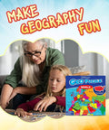 World Map Geography Puzzle For Kids 68 Piece Educational Puzzle Game Learn Countries Capitals States And Provinces With Fun Maps