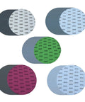 50 Pack Premium Round Wet Dry Sanding Discs Grit 1000 To 5000 assortment displaying various grit levels for polishing.