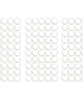 Boss Level Teflon O Rings Rigged Right For Heavy Duty Industrial Jobs With Insane Chemical Resistance For Plumbing And Custom Builds Sweeping Extreme Heat Or Cold Stretches In A Rock Solid 250 Pack, 250 white rings arranged in three stacks.