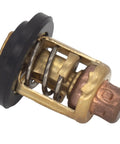 Close-up of a thermostat from Two Pack Plug N Play 143 Degree Fahrenheit Thermostats And Seals Kit For V6 Outboard Motors 135 150 175 200 HP Replacement 75692Q2 75692 Q2 Seals Included For Easy Fit And Reliable Temperature Control