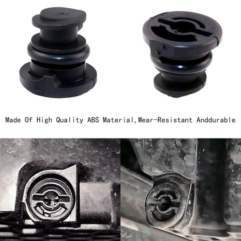 11 Pack Oil Drain Plug With Removal Tool No Leak Replacement For VW And Audi 1.8L 2.0L TSI installed in car engine