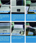 Step-by-step instructions on using the Workhorse 500 Sheet Thermal Binding Machine With 10 Binding Covers PTC Ceramic Heating Fast 3 Minute Preheat Heavy Duty Book Binder For Office School And Home Easy One Touch Operation.