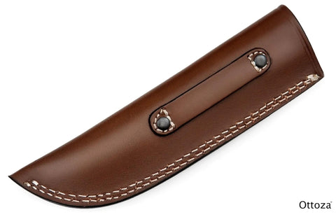 Top Grain Leather Knife Sheath For Fixed Blade Knives Built To Last Belt Carry Holster Vertical Knife Holder For 6 Inch Blades