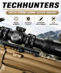 Rugged 30mm Picatinny Cantilever Scope Mount for Precision Rifles, 1.43 Inch Center Height, CNC Machined 6061 T6 Aluminum