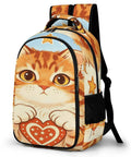 Patriotic Tabby Printed Backpack Dope Everyday Carry Unisex Large Capacity Daypack Durable Polyester Breathable Comfort Straps