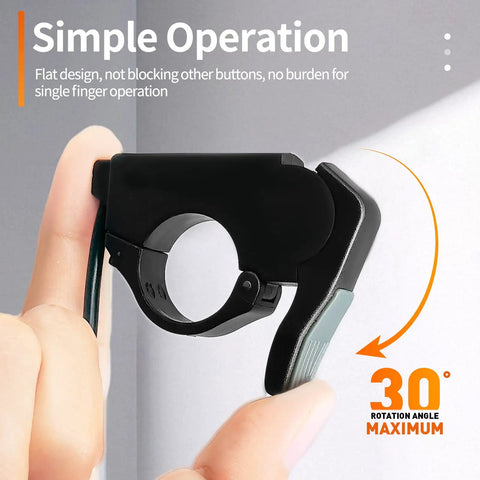 Thumb Throttle For E Bikes And Electric Scooters No Fuss Install On 22Mm Handlebars Left Or Right Hand Compatible Fits 36V 48V 60V 72V Systems Waterproof Plug With 160Cm Cable For Quick Ride Upgrades