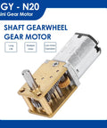 Micro Metal Gear Motor For Diy Projects 12V Brushed Gearbox Drive With Six RPM Options 16 27 53 68 136 And 381 CW CCW Low Noise