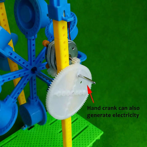 Wind Power Generator Kit For Education A Hands On Build Your Own Science Project Demonstrating Wind Energy To Electricity With A Small Motor And Easy Assembly For Real Energy Conversion Learning, ABS parts