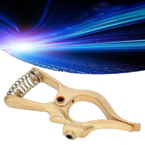 Beefy Heavy Duty Brass Ground Clamp for Earth Electrode Holder with focus on premium conductivity and durability