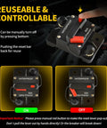60 Amp DC Circuit Breaker for Marine and Automotive Systems IP67 Waterproof 12V to 48V Manual Reset Battery Disconnect Switch with red reset lever