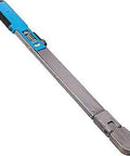 One Half Inch Drive Split Beam Torque Wrench With Flex Head PREC3FR250F, featuring a silver flex head and blue handle for precise adjustments.