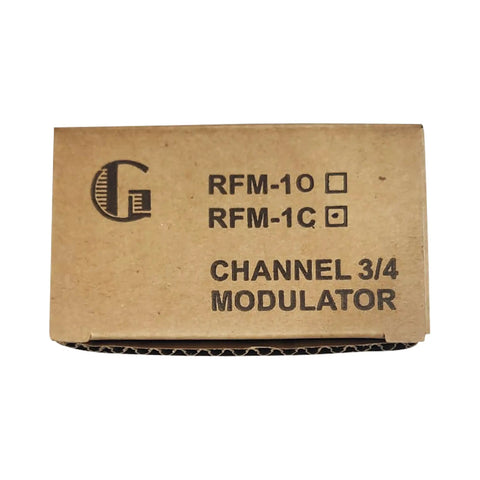 Effortless RF Modulator For AV Setup Grab And Go Style Channel Three Or Four Output With 75 Ohms Or 1K Ohms packaging