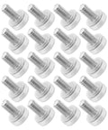 Adjustable Non Slip Furniture Feet With M8 Threaded Design, showing 20 metal and PVC leveling legs in a grid layout.