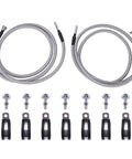 Top Grade Stainless Steel Fuel Line Kit For Chevy Silverado 1500 And Gmc Sierra 2004 To 2007 With Classic Models Too Perfect Oem Replacement That Stops Leaks Cold And Keeps Your Ride Running Smooth Without Any Drama Or Engine Hiccups, braided hoses and mounting clips