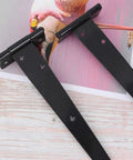 Tough As Nails T Shape Triangular Door Hinge glides smooth with six precision mounts and heavy duty iron body.