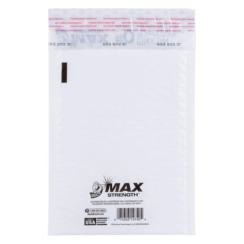 Front view of Poly Bubble Mailers 6x9 White With Air Lock Technology Self Sealing And Water Tear Resistant Lightweight Shipping Mailers
